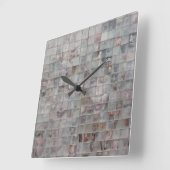 Mozaïekkunst Vierkante Klok (Hoek)