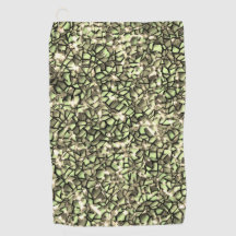 Mozaïeklagen in groengroene sepia en sparkle