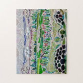mozaïeklandschap legpuzzel (Verticaal)