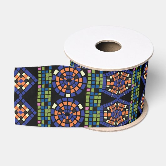 mozaïeklint grosgrain lint (Spoel)