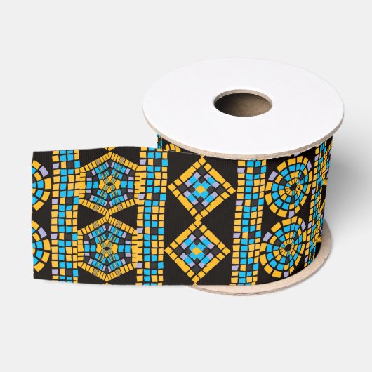 mozaïeklint grosgrain lint (Spoel)