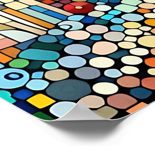 mozaïekmarine poster (Hoek)