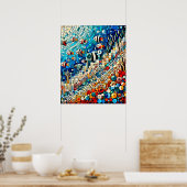 mozaïekmarine poster (Keuken)