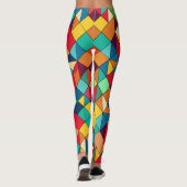 Mozaïekmeesters: Art-Inspired Pattern Leggings (Achterkant)
