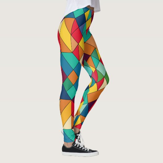Mozaïekmeesters: Art-Inspired Pattern Leggings (Rechts)