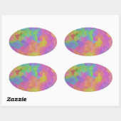 Mozaïekolie Ovale Sticker (Vel)