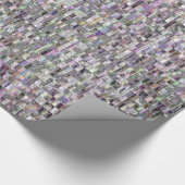 Mozaïekontwerp in een vroege pasteelpatroon van kl cadeaupapier (Hoek)