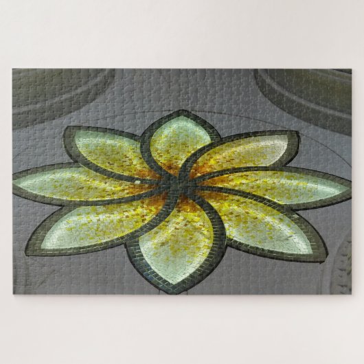 Mozaïekontwerp Jigzaag Puzzle Legpuzzel (Horizontaal)