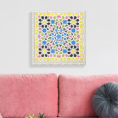 Mozaïekontwerp uit het Alhambra, uit 'The Arabian Canvas Afdruk (Insitu (Woonkamer))
