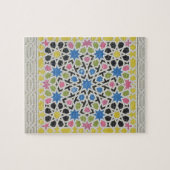 Mozaïekontwerp uit het Alhambra, uit 'The Arabian Legpuzzel (Horizontaal)