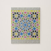 Mozaïekontwerp uit het Alhambra, uit 'The Arabian Legpuzzel (Verticaal)