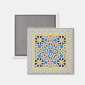 Mozaïekontwerp uit het Alhambra, uit 'The Arabian Magneet (Voorkant / Achterkant)