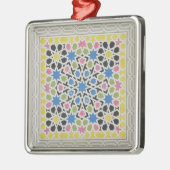 Mozaïekontwerp uit het Alhambra, uit 'The Arabian Metalen Ornament (Links)