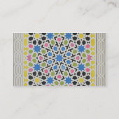 Mozaïekontwerp uit het Alhambra, uit 'The Arabian Visitekaartje (Achterkant)