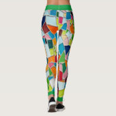 Mozaïekontwerpers met groene leggings (Achterkant)