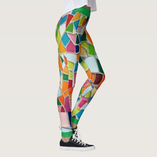 Mozaïekontwerpers met groene leggings (Rechts)