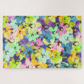 Mozaïekorkaankleurige orchideeën, legpuzzel (Horizontaal)