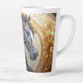 mozaïekpaard latte mok (Rechts)