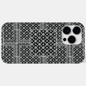 Mozaïekpatroon 01.BW.b Case-Mate iPhone Case (Achterkant (horizontaal))
