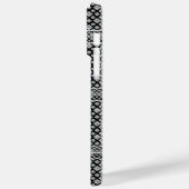 Mozaïekpatroon 01.BW.b Case-Mate iPhone Case (Achterkant / Links)