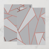 Mozaïekpatroon 3 briefkaart (Voorkant / Achterkant)