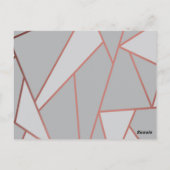 Mozaïekpatroon 3 briefkaart (Achterkant)