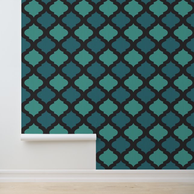 Mozaïekpatroon in arabische stijl behang (Applicatie)
