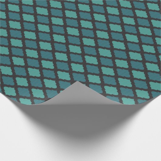 Mozaïekpatroon in arabische stijl cadeaupapier (Hoek)