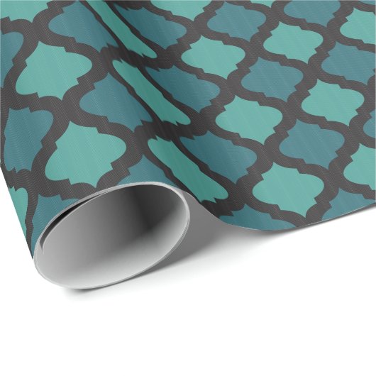 Mozaïekpatroon in arabische stijl cadeaupapier (Rol Hoek)