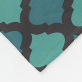 Mozaïekpatroon in arabische stijl fleece deken (Hoek)