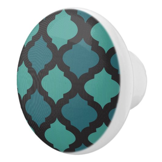 Mozaïekpatroon in arabische stijl keramische knop (Rechts)