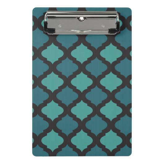 Mozaïekpatroon in arabische stijl mini klembord (Voorkant)