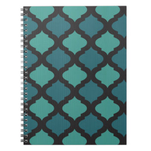 Mozaïekpatroon in arabische stijl notitieboek