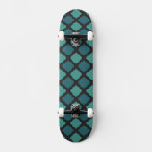 Mozaïekpatroon in arabische stijl persoonlijk skateboard (Voorkant)