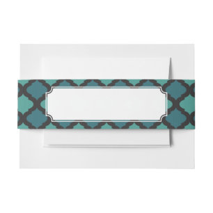 Mozaïekpatroon in arabische stijl uitnodigingen wikkel