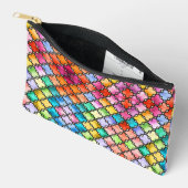 Mozaïekpatroon in regenboogkleuren etui (Open)