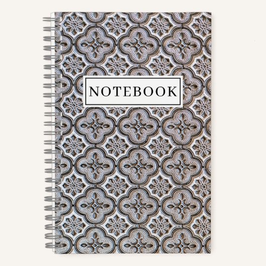 Mozaïekpatroon minimaal notitieboek (Voorkant)