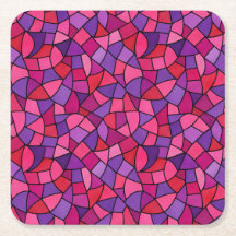 Mozaïekpatroon roze magenta paars