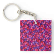 Mozaïekpatroon roze magenta paars