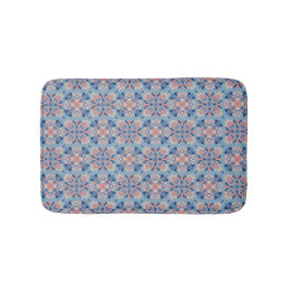 Mozaïekpatroon Stofblauw Badmat