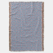 Mozaïekpatroon Stofblauw Deken (Voorkant Verticaal)
