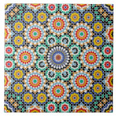 Mozaïekpatroon Tegeltje (Voorkant)