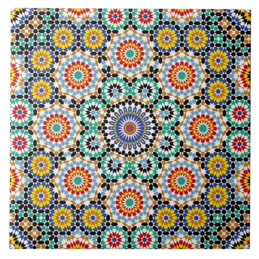 Mozaïekpatroon Tegeltje (Voorkant)