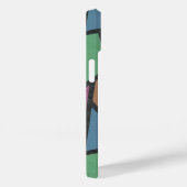 Mozaïekpatroon van gestreepte regenboogkleuren Case-Mate iPhone case (Achterkant / Rechts)