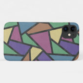 Mozaïekpatroon van gestreepte regenboogkleuren Case-Mate iPhone case (Achterkant (horizontaal))