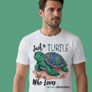 Mozaïekpatroon Zeeschildpad Beschermingsontwerp  T-shirt