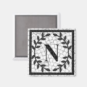 Mozaïekprint Monogram Magneet (Voorkant / Achterkant)