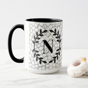 Mozaïekprint Monogram Mok