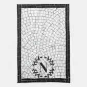 Mozaïekprint Monogram Theedoek (Verticaal)