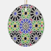 Mozaïekschilderij in de kleedkamer van de sultan keramisch ornament (Links)